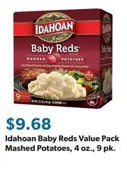 Sam's Club Idahoan Baby Reds Value Pack Mashed Potatoes, 4 oz., 9 pk offer