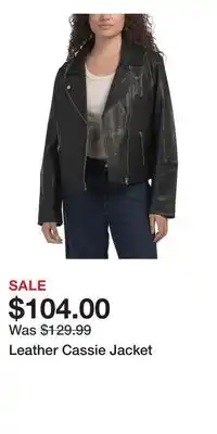TJ Maxx Leather Cassie Jacket offer