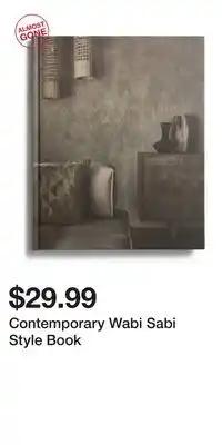 TJ Maxx Contemporary Wabi Sabi Style Book offer