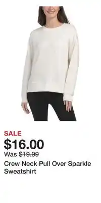TJ Maxx Crew Neck Pull Over Sparkle Sweatshirt offer