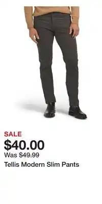 TJ Maxx Tellis Modern Slim Pants offer