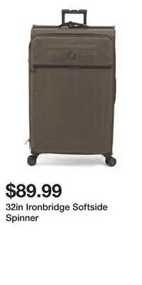 TJ Maxx 32in Ironbridge Softside Spinner offer