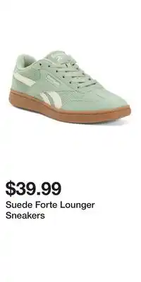 TJ Maxx Suede Forte Lounger Sneakers offer