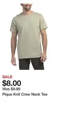 TJ Maxx Pique Knit Crew Neck Tee offer