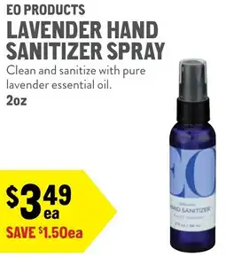 New Seasons Market Lavender hand sanitizer spray offer