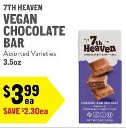 New Seasons Market 7th heaven vegan chocolate bar offer