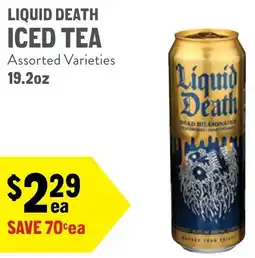 New Seasons Market Liquid death iced tea offer