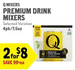 New Seasons Market Q mixers offer