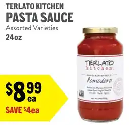 New Seasons Market Terlato kitchen pasta sauce offer