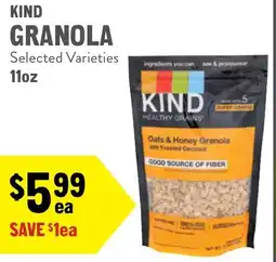 New Seasons Market Kind granola offer