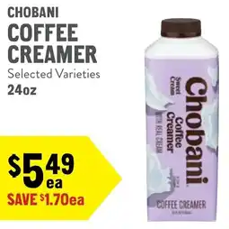 New Seasons Market Chobani coffee creamer offer