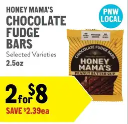New Seasons Market Honey mama's chocolate fudge bars offer