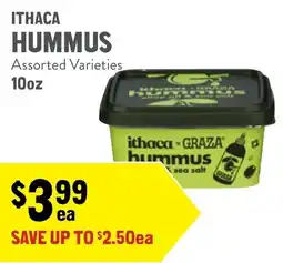 New Seasons Market Ithaca hummus offer