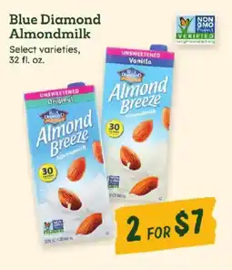 Sprouts Farmers Market Blue Diamond Almondmilk offer
