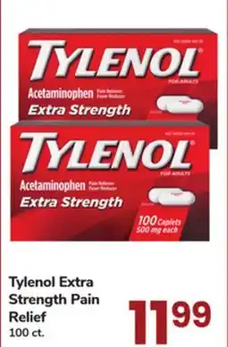 ACME Tylenol Extra Strength Pain Relief offer
