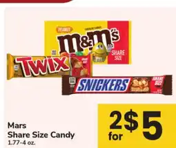 ACME Mars Share Size Candy offer