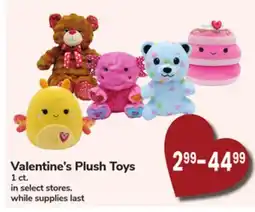 ACME Valentine's Plush Toys offer