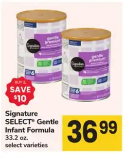 ACME Signature SELECT Gentle Infant Formula offer