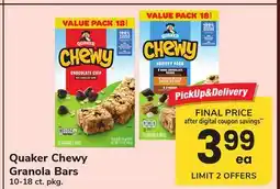 ACME Quaker Chewy Granola Bars offer