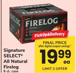 ACME Signature SELECT All Natural Firelog offer