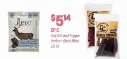 Commissary EPIC Sea Salt and Pepper Venison Steak Bites offer