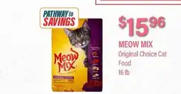 Commissary MEOW MIX Original Choice Cat Food offer