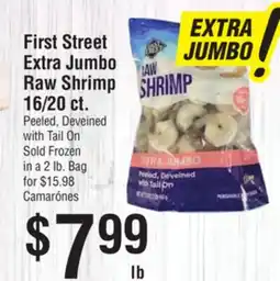 Smart & Final First Street Extra Jumbo Raw Shrimp offer