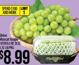 Hmart Shine Muscat Grape offer