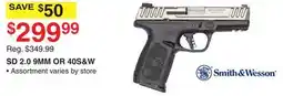Dunham's Sports Smith & Wesson SD 2.0 9MM OR 40S & W offer