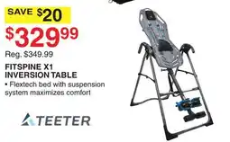 Dunham's Sports TEETER FITSPINE X1 INVERSION TABLE offer