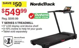 Dunham's Sports NORDICTRACK T SERIES 5 TREADMILL offer