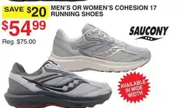 Dunham's Sports MEN'S OR WOMEN'S COHESION 17 RUNNING SHOES offer