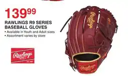 Dunham's Sports RAWLINGS R9 SERIES BASEBALL GLOVES offer