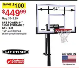 Dunham's Sports SFS POWER 54 91002 PORTABLE SYSTEM offer