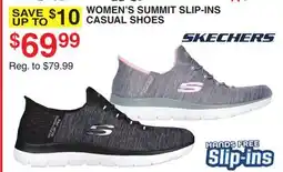 Dunham's Sports SKECHERS WOMEN'S SUMMIT SLIP-INS CASUAL SHOES offer
