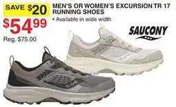Dunham's Sports SAUCONY MEN'S OR WOMEN'S EXCURSION TR RUNNING SHOES offer
