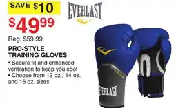 Dunham's Sports EVERLAST PRO-STYLE TRAINING GLOVES offer