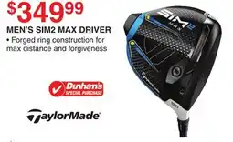 Dunham's Sports MEN'S SIM2 MAX DRIVER offer