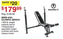 Dunham's Sports MARCY OLYMPIC BENCH offer