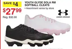 Dunham's Sports UNDER ARMOUR YOUTH GLYDE SOLA RM SOFTBALL CLEATS offer