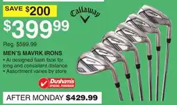 Dunham's Sports CALLAWAY MEN'S MAVRK IRONS offer