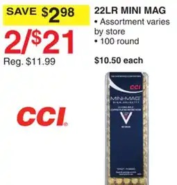 Dunham's Sports CCI 22LR MINI MAG offer