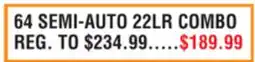 Dunham's Sports 64 SEMI-AUTO 22LR COMBO offer
