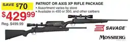 Dunham's Sports PATRIOT OR AXIS XP RIFLE PACKAGE offer