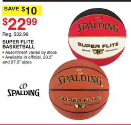 Dunham's Sports SPALDING SUPER FLITE BASKETBALL offer