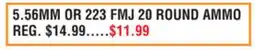 Dunham's Sports WINCHESTER 5.56MM OR 223 FMJ 20 ROUND AMMO offer