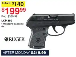 Dunham's Sports RUGER LCP 380 offer