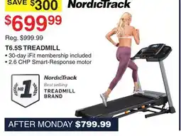 Dunham's Sports NORDICTRACK T6.5S TREADMILL offer