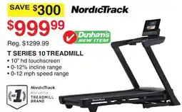 Dunham's Sports NORDICTRACK T SERIES 10 TREADMILL offer