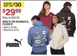 Dunham's Sports PUMA MEN'S OR WOMEN'S FLEECE offer